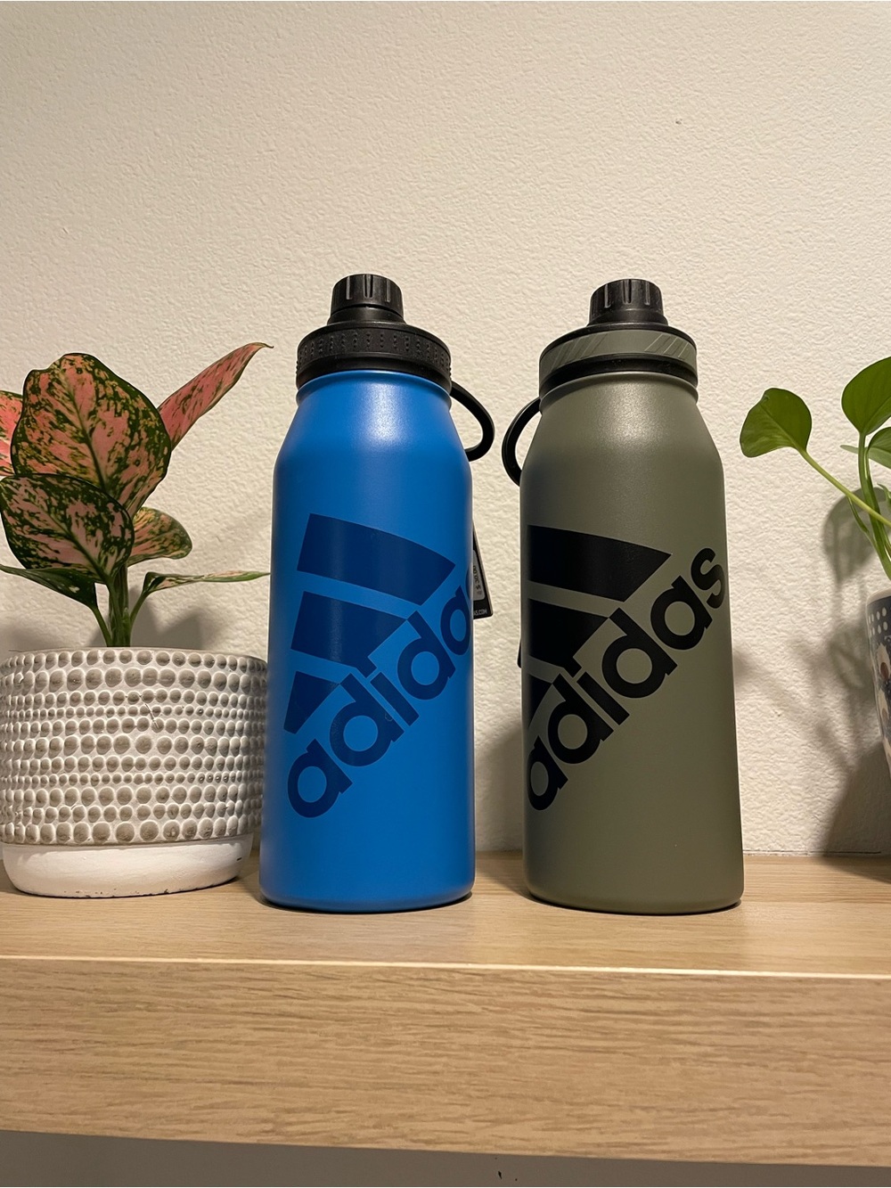 adidas *brand New* Blue and Gray Sport Water Bottles. **2 for 1 price